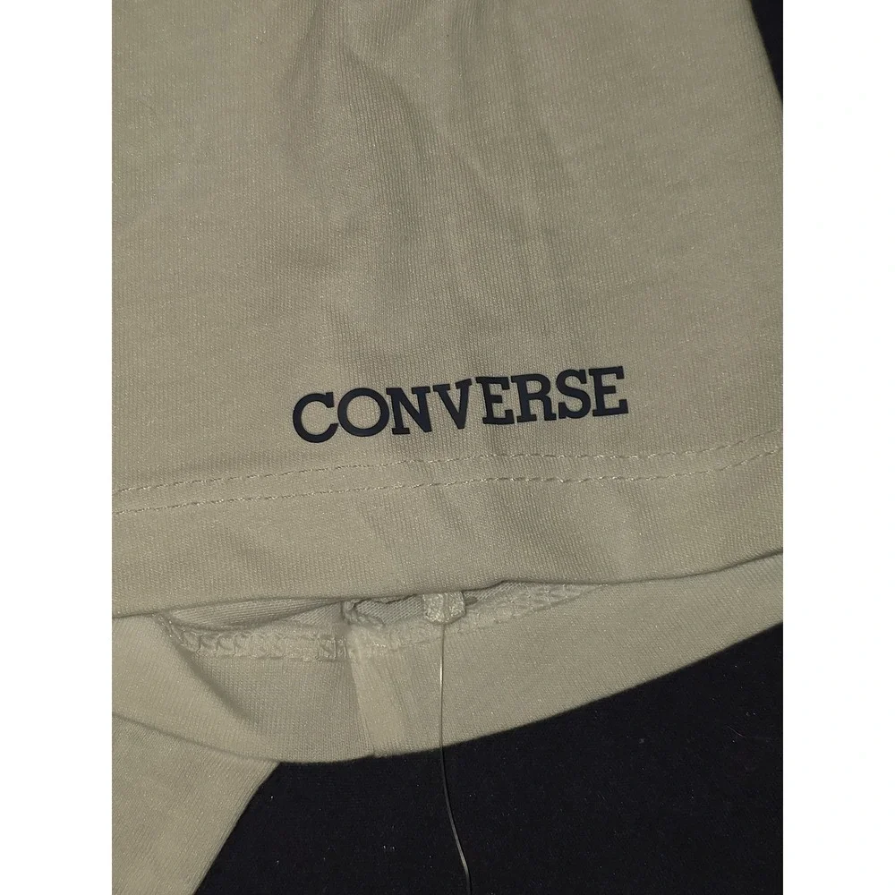 Converse Girls White Short Sleeve Graphic T-Shirt 1908 Sneaker XL 4MH373-001